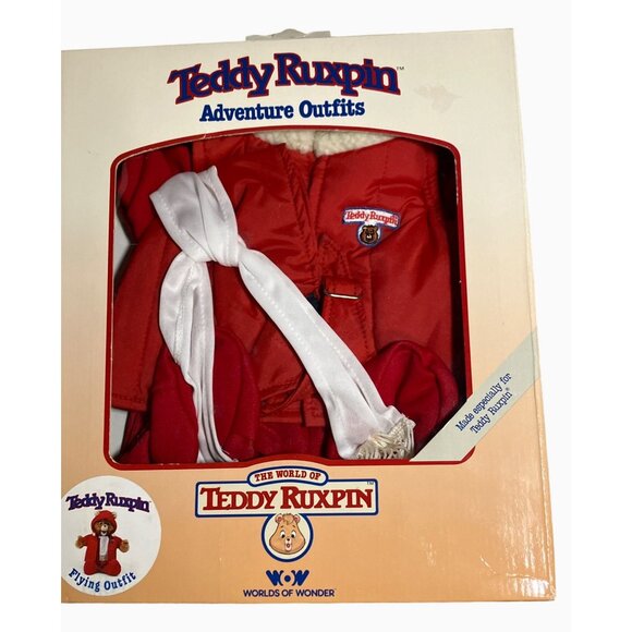 Teddy Ruxpin Adventure Outfit "The Flying Outfit" Worlds Of Wonder - Picture 1 of 11